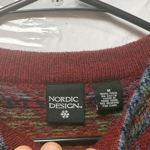 Nordic Design Women's Colorful Wool Jacket